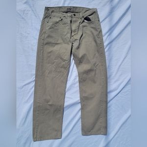 Levis 505 36X32 Men Denim Khaki Jean's